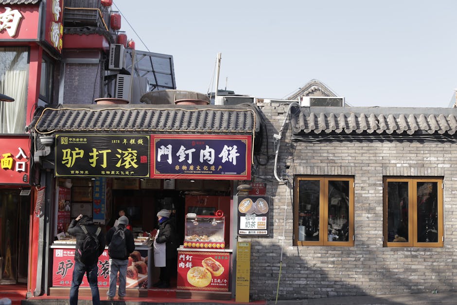 beijing street food queue
