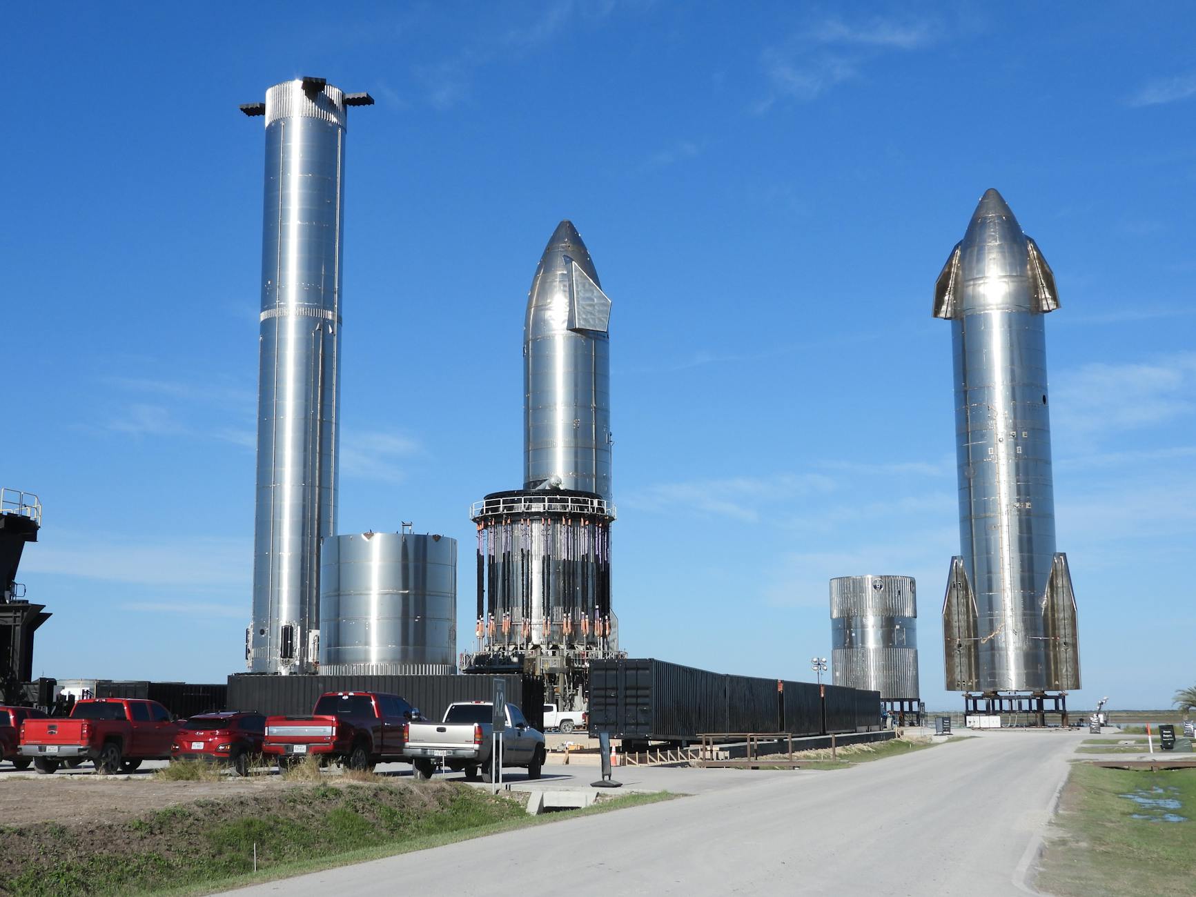  SpaceX Starship launch pad Boca Chica Texas