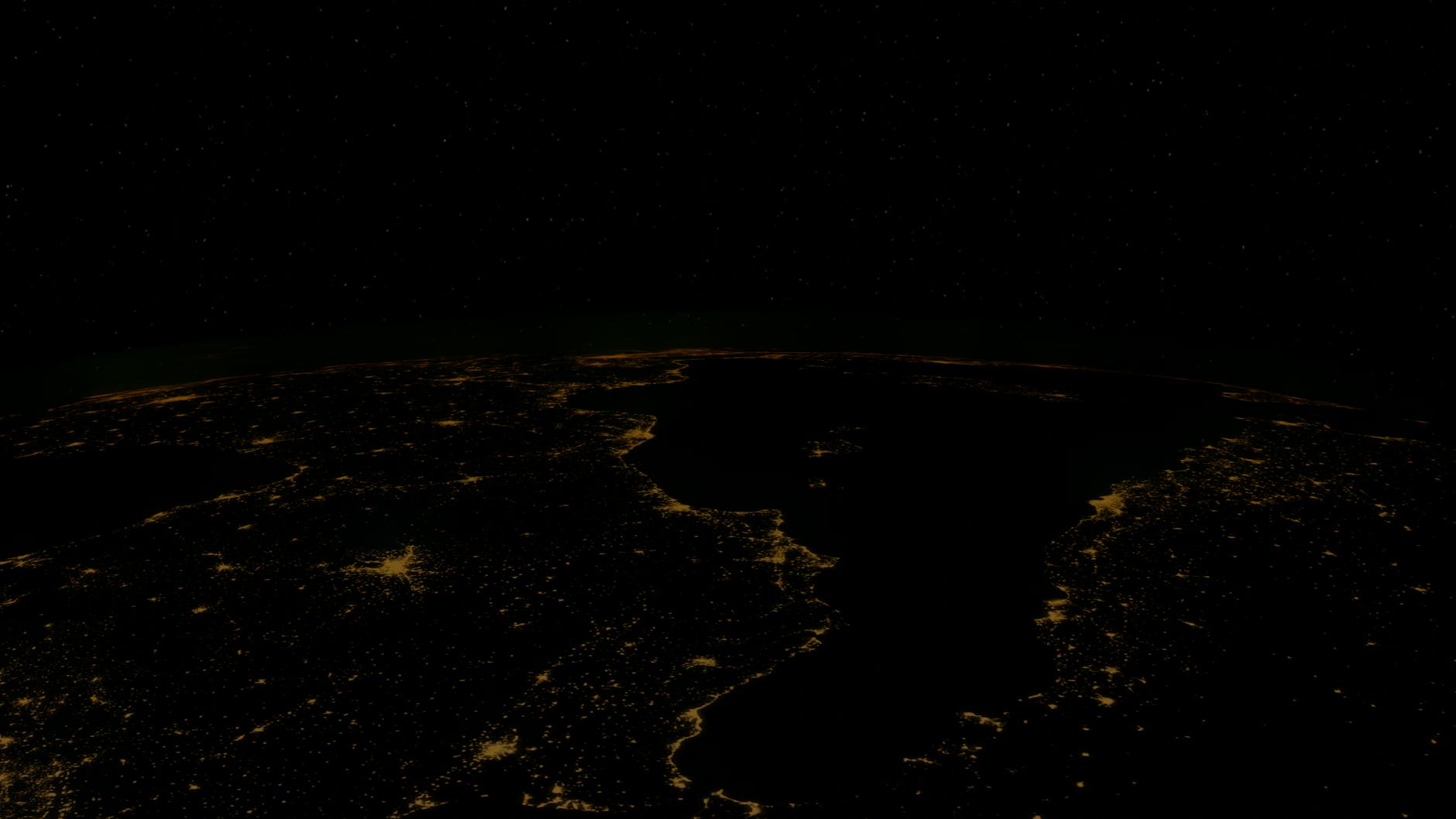  satellite constellation low Earth orbit visualization
